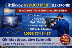 Çiflikköy Uyducu Mert Elektronik 0533 774 54 37 Televizyon Tamir Servisi Led Degişim 594201