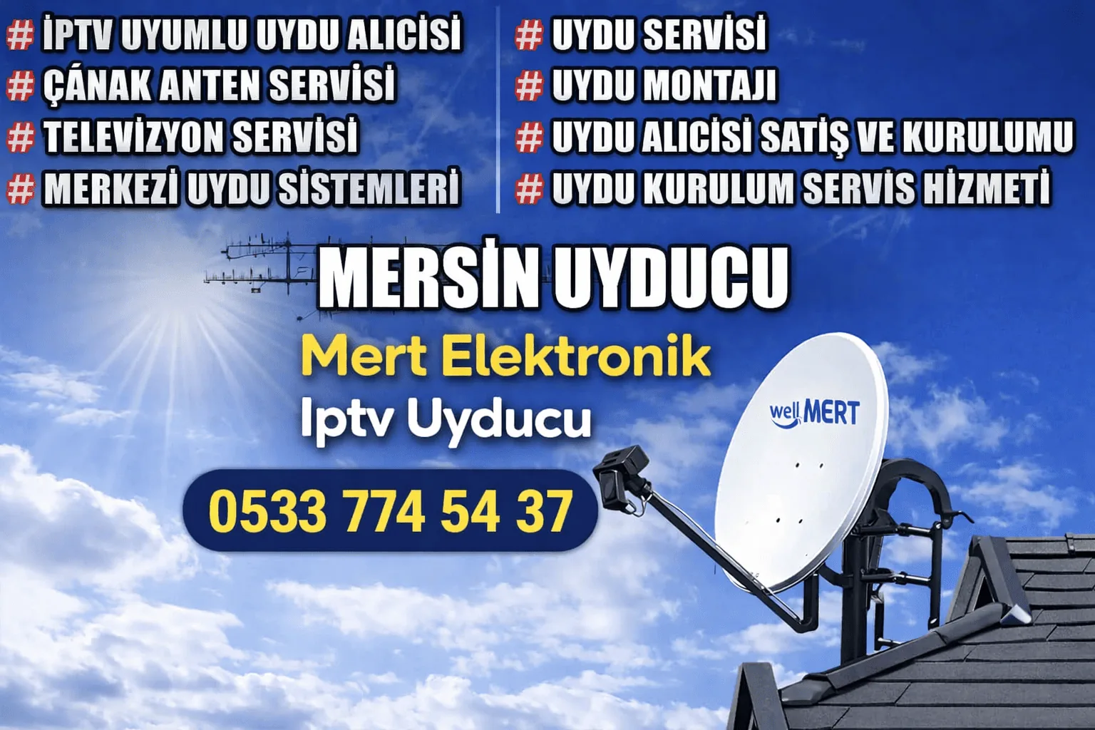 Mersin televizyon kurulumu ve kanal ayarı